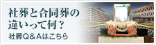 社葬と合同葬の違いって何？社葬Ｑ＆Ａはこちら